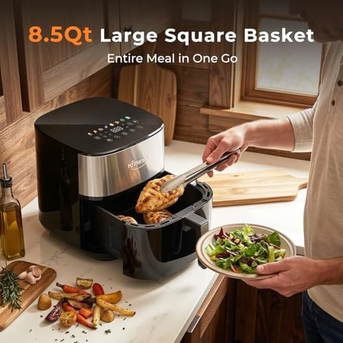8 in 1 XL Air Fryer with View Windows — Air Fryer, KINSING
