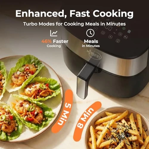 8 in 1 XL Air Fryer with View Windows — Air Fryer, KINSING