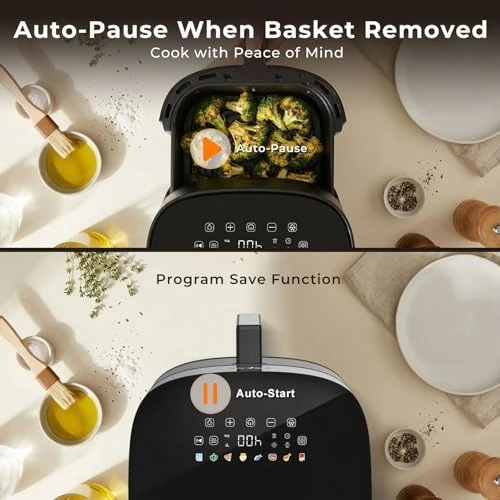8 in 1 XL Air Fryer with View Windows — Air Fryer, KINSING