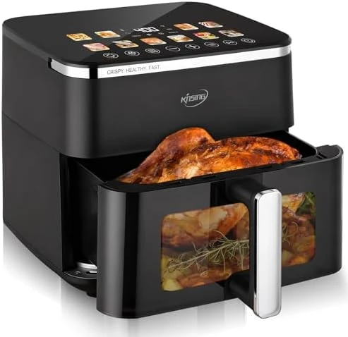8 in 1 XL Air Fryer with View Windows — Air Fryer, KINSING