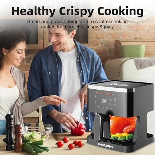 Air Fryer Glass, 5.2QT Convection Oven — Air Fryer, FLYING APSARAS