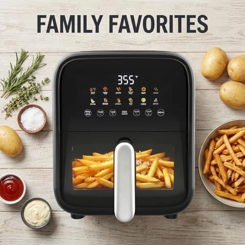 Air Fryer with Window 7.9QT, 12-In-1 — Air Fryer, OLIXIS
