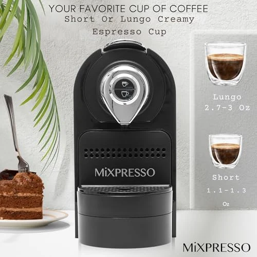 Black Espresso Coffee Machine — Coffee Maker, Mixpresso