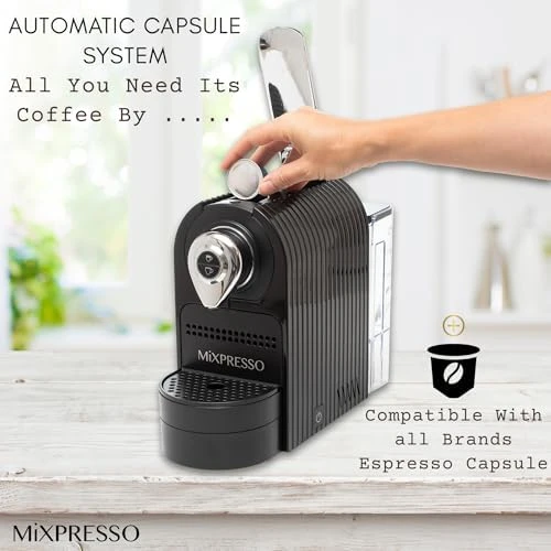 Black Espresso Coffee Machine — Coffee Maker, Mixpresso