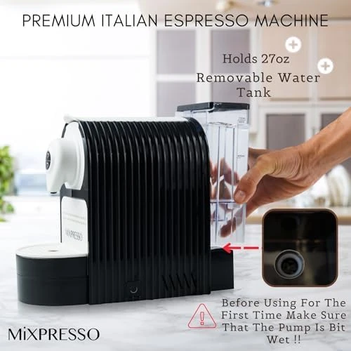 Black Espresso Coffee Machine — Coffee Maker, Mixpresso