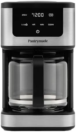 Deluxe 14 Cup Programmable Drip Coffee Maker with Glass Carafe — Coffee Maker, Pantrymade