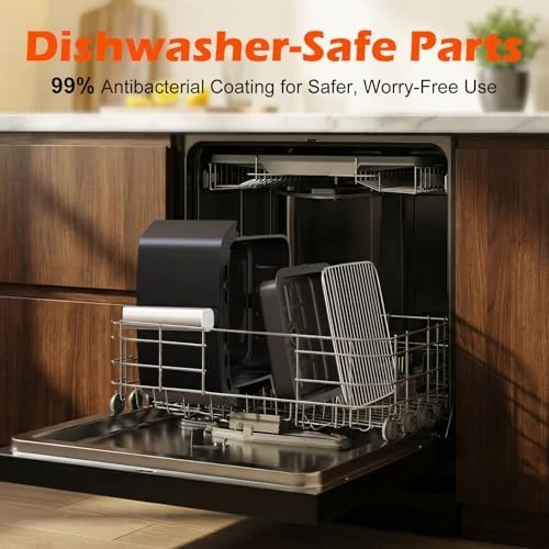 Dual Basket Air Fryer, 12.6QT Family-Size for 10–12 People — Air Fryer, Mirtan