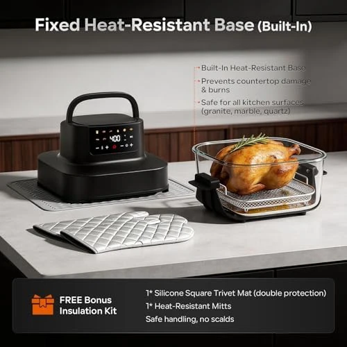 Dual Capacity Glass Air Fryer — Air Fryer, YUKO Smart