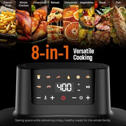 Dual Capacity Glass Air Fryer — Air Fryer, YUKO Smart