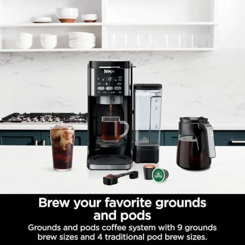 DualBrew Pro Drip Coffee Maker – Hot & Iced, K-Cup Compatible — Coffee Maker, Ninja