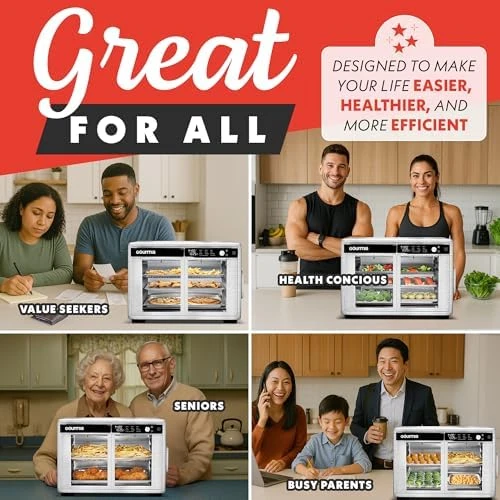 French Door Air Fryer Oven — Air Fryer, Gourmia
