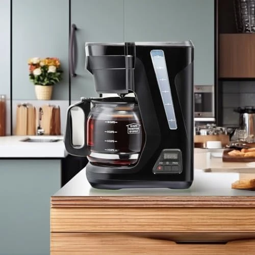 FrontFill Drip Coffee Maker, Digital & Programmable, 12 Cup Glass Carafe — Coffee Maker, Proctor Silex