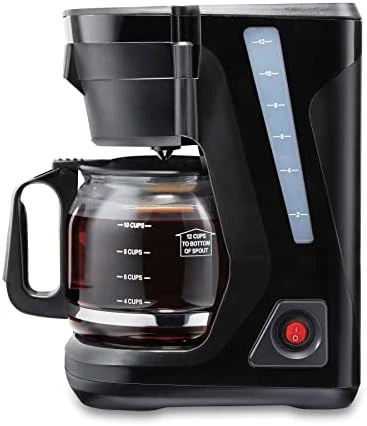 FrontFill Drip Coffee Maker, Digital & Programmable, 12 Cup Glass Carafe — Coffee Maker, Proctor Silex