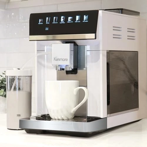 Fully Automatic Coffee Maker with Grinder & Milk Frother — Coffee Maker, Koolatron