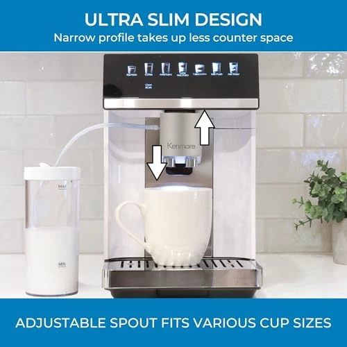 Fully Automatic Coffee Maker with Grinder & Milk Frother — Coffee Maker, Koolatron