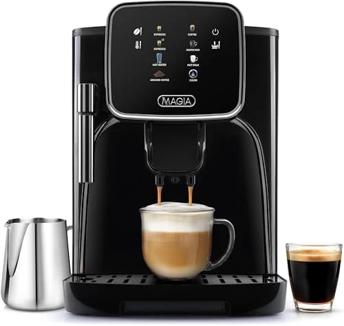 Magia Clasica Automatic Espresso Machine with Built-In Grinder — Coffee Maker, Zulay Kitchen
