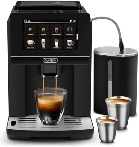 Magia Clasica Automatic Espresso Machine with Built-In Grinder — Coffee Maker, Zulay Kitchen