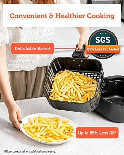 Pro Gen 2 Air Fryer 5.8QT, Upgraded Version with Stable Performance & Sleek New Look — Air Fryer, Cosori