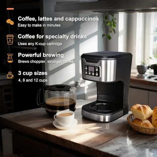 Programmable Coffee Maker 12 Cup — Coffee Maker, HousesAid