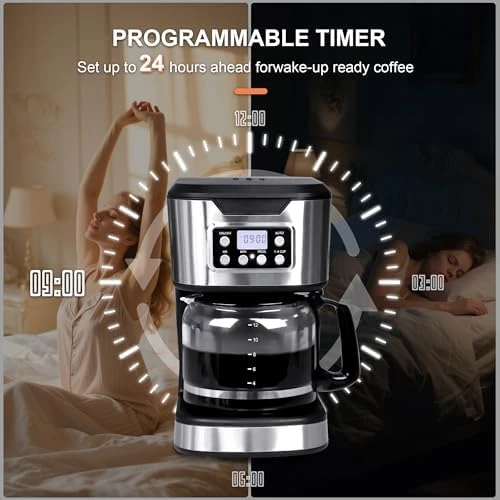 Programmable Coffee Maker 12 Cup — Coffee Maker, HousesAid