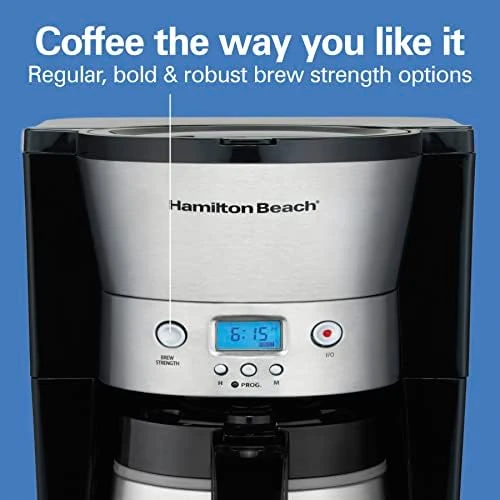 Programmable Coffee Maker with 10 Cup Thermal Carafe — Coffee Maker, Hamilton Beach
