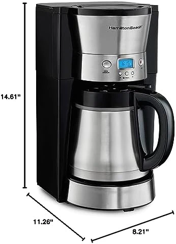 Programmable Coffee Maker with 10 Cup Thermal Carafe — Coffee Maker, Hamilton Beach