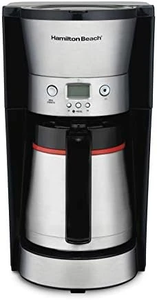 Programmable Coffee Maker with 10 Cup Thermal Carafe — Coffee Maker, Hamilton Beach