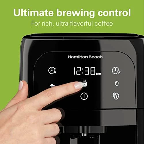 Programmable Dispensing Drip Coffee Maker with 12 Cup Internal Brew Pot, Removable Water Reservoir — Coffee Maker, Hamilton Beach