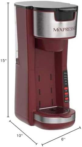Red Single Serve Coffee Brewer — Coffee Maker, Mixpresso