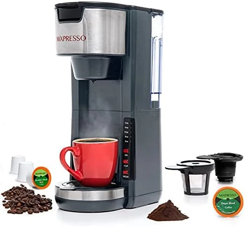 Red Single Serve Coffee Brewer — Coffee Maker, Mixpresso