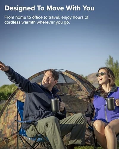 Self-Heating Coffee Mug with Charging Base — Smart Water Bottle, Nuwave