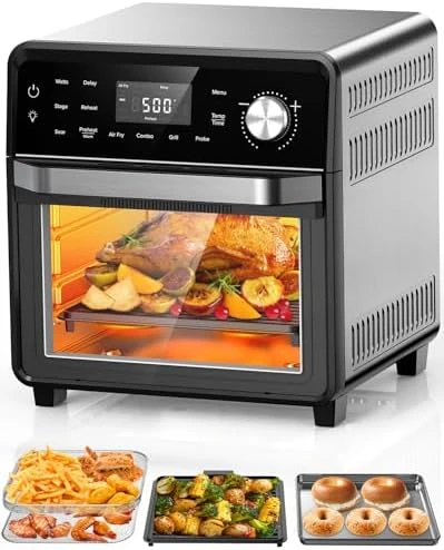 Smart Air Fryer Oven with PowerPort Plug-In Grill — Air Fryer, Nuwave