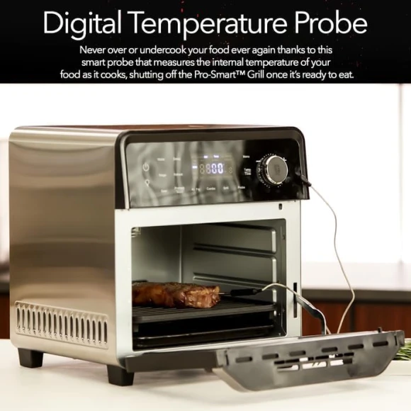 Smart Air Fryer Oven with PowerPort Plug-In Grill — Air Fryer, Nuwave