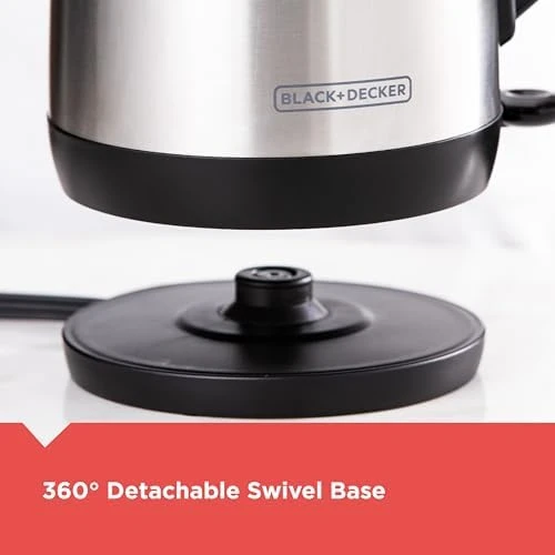 1.7L Cordless Electric Kettle — Electric Kettle, BLACK+DECKER