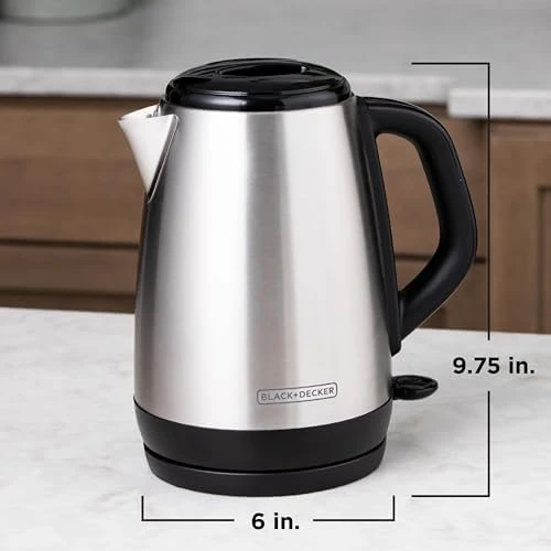 1.7L Cordless Electric Kettle — Electric Kettle, BLACK+DECKER