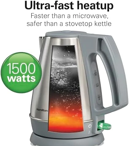 1 Liter Electric Kettle — Electric Kettle, Hamilton Beach
