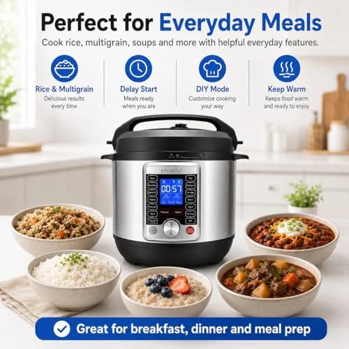 14-in-1 Electric Pressure Cooker 8 Quart — Multicooker, KINGBULL