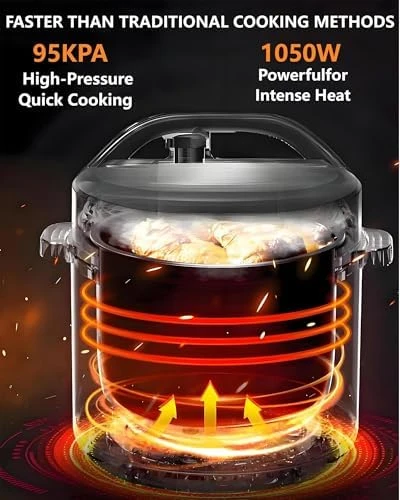 6 Quart 10-in-1 Electric Pressure Cooker — Multicooker, Aptovpvp
