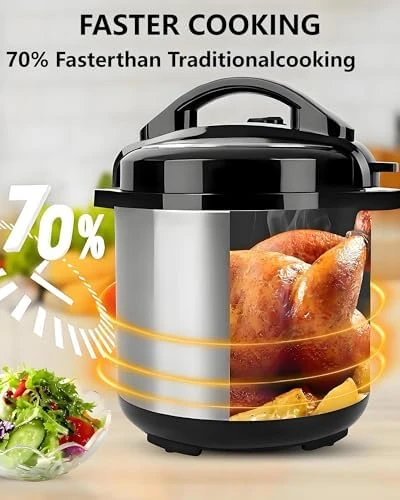 6 Quart 10-in-1 Electric Pressure Cooker — Multicooker, Aptovpvp