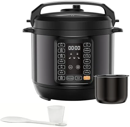 6QT Electric Pressure Cooker, 16-in-1 & Non-Stick Stainless Steel Multi Cooker — Multicooker, Simple Deluxe