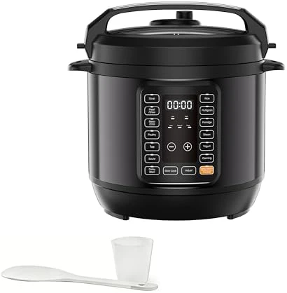 6QT Electric Pressure Cooker, 16-in-1 & Non-Stick Stainless Steel Multi Cooker — Multicooker, Simple Deluxe