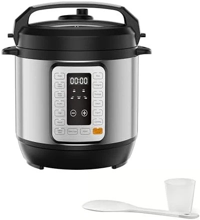 6QT Electric Pressure Cooker, 16-in-1 & Non-Stick Stainless Steel Multi Cooker — Multicooker, Simple Deluxe