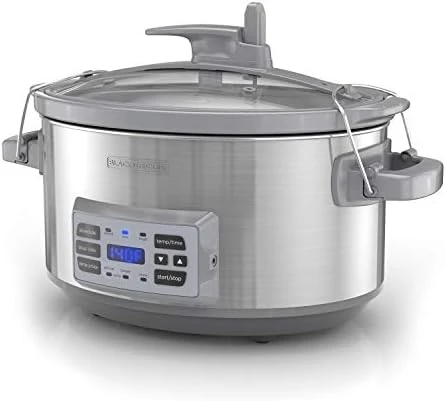 7-Quart Digital Slow Cooker — Multicooker, BLACK+DECKER