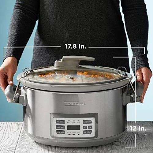 7-Quart Digital Slow Cooker — Multicooker, BLACK+DECKER