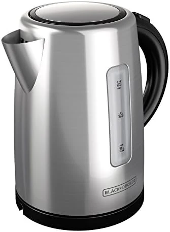 Cordless Kettle, Silver — Electric Kettle, BLACK+DECKER