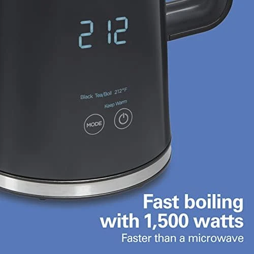 Digital Temperature Control Electric Tea Kettle — Electric Kettle, Hamilton Beach