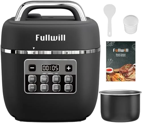 Dual-Pot Electric Pressure Cooker, 12-in-1 Multi Cooker with 6QT Stainless Steel & 5QT Ceramic Pot — Multicooker, Fullwill