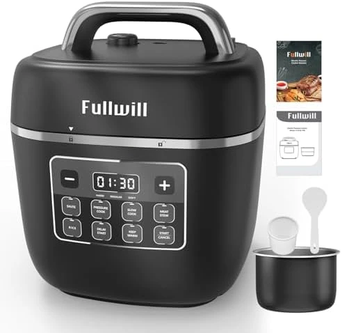 Dual-Pot Electric Pressure Cooker, 12-in-1 Multi Cooker with 6QT Stainless Steel & 5QT Ceramic Pot — Multicooker, Fullwill