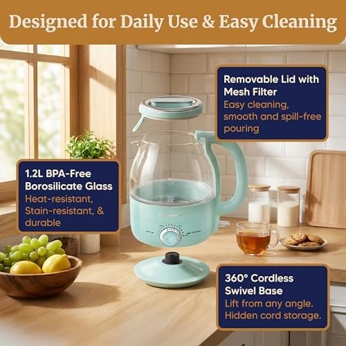 Electric Glass Kettle — Electric Kettle, Elite Gourmet
