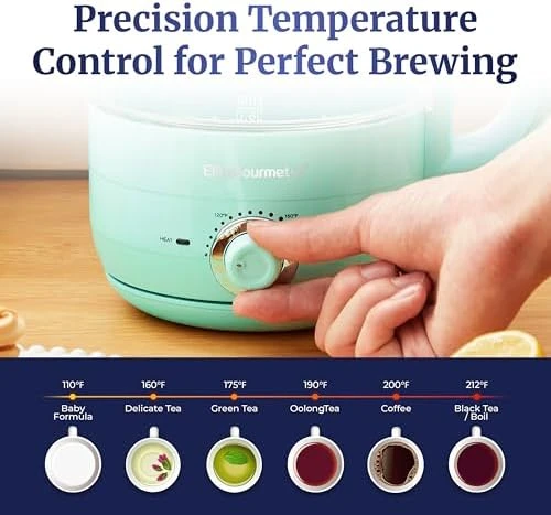 Electric Glass Kettle — Electric Kettle, Elite Gourmet